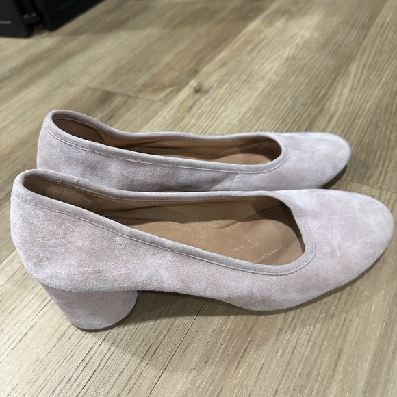 Madewell suede block heels  good condition sz  10 - Picture 2 of 8